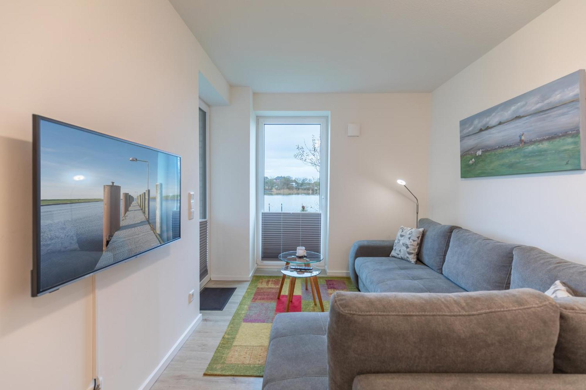 Ferienwohnung "Halligstork" Direkt Am Nordseedeich Mit Blick Auf Den See Nordstrand Εξωτερικό φωτογραφία
